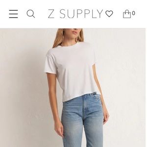 Z Supply white tee